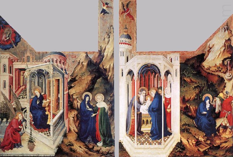 BROEDERLAM, Melchior The Dijon Altarpiece china oil painting image
